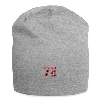 75 Number Years Jersey - Jersey Beanie - heather grey - Front