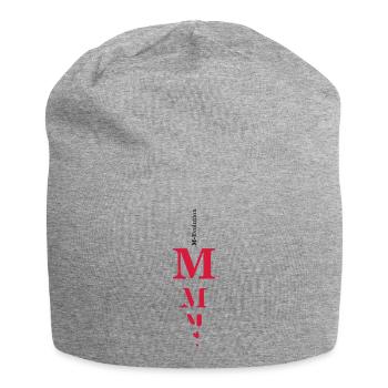 M girl - Jersey-Beanie - Grau meliert - Vorne