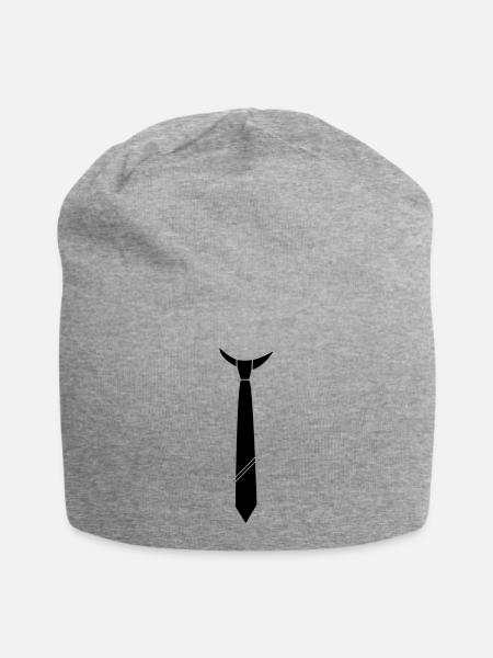 Loose Tie - Jersey Beanie - heather grey
