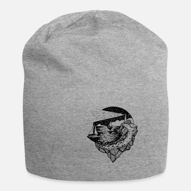 Wild Nature No.2 Design - Bonnet en jersey - gris chiné