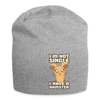 I have a Hamster - Jersey-Beanie - Grau meliert - Vorne