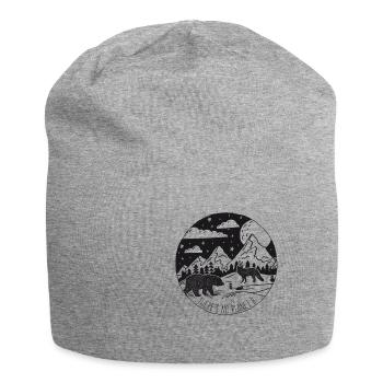 Vintage No Planet B environmental conservation animal welfare - Jersey Beanie - heather grey - Front