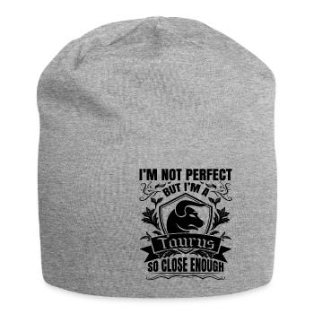 Sternzeichen Stier Zodiac Sign Taurus - Jersey-Beanie - Grau meliert - Vorne