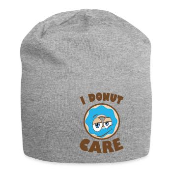 i donut care - Jersey Beanie - heather grey - Front
