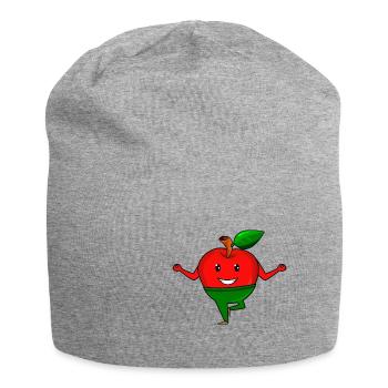 Yoga Apple apple - Jersey Beanie - heather grey - Front