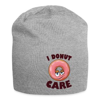 Donut Care Me No matter - Jersey Beanie - heather grey - Front