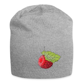 Delicious raspberry gift idea for fruit salad fans - Jersey Beanie - heather grey - Front
