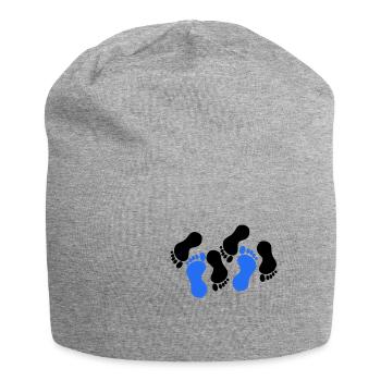 Flotter Dreier - Jersey-Beanie - Grau meliert - Vorne