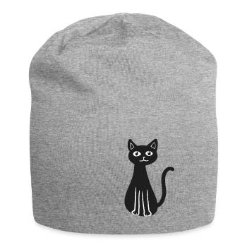 Chats Animaux animaux - Bonnet en jersey - gris chiné - Devant