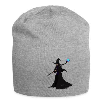 Coole Hexe wie aus Fantasie Buch Geschenkidee - Jersey-Beanie - Grau meliert - Vorne