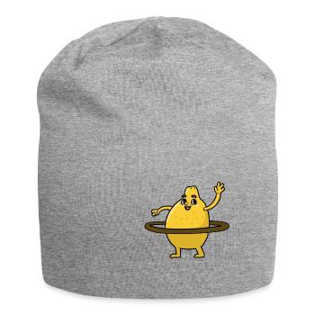 Hula Hoop Citron, Danse De Citron - Bonnet en jersey - gris chiné - Devant