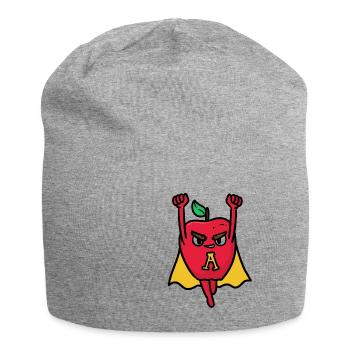 Super Apple, Super Apple - Bonnet en jersey - gris chiné - Devant