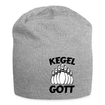 Kegel Gott Bowling - Jersey-Beanie - Grau meliert - Vorne