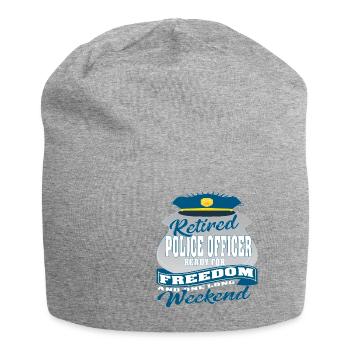 Polizist Rente Ruhestand Polizei Rentner Geschenk - Bonnet en jersey - gris chiné - Devant