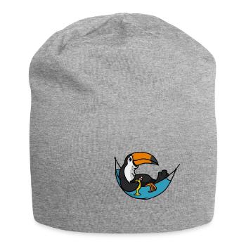 Heure du hamac Tucan Heure du hamac Toucan - Bonnet en jersey - gris chiné - Devant