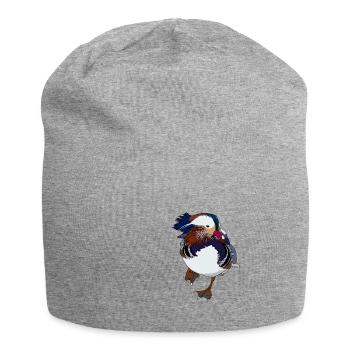 Mandarin duck popular among ducks connoisseur gift - Jersey Beanie - heather grey - Front