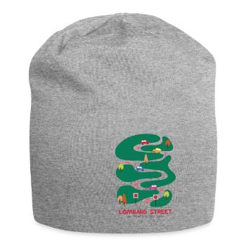 Lombard Street - San Francisco - Jersey-Beanie - Grau meliert - Vorne