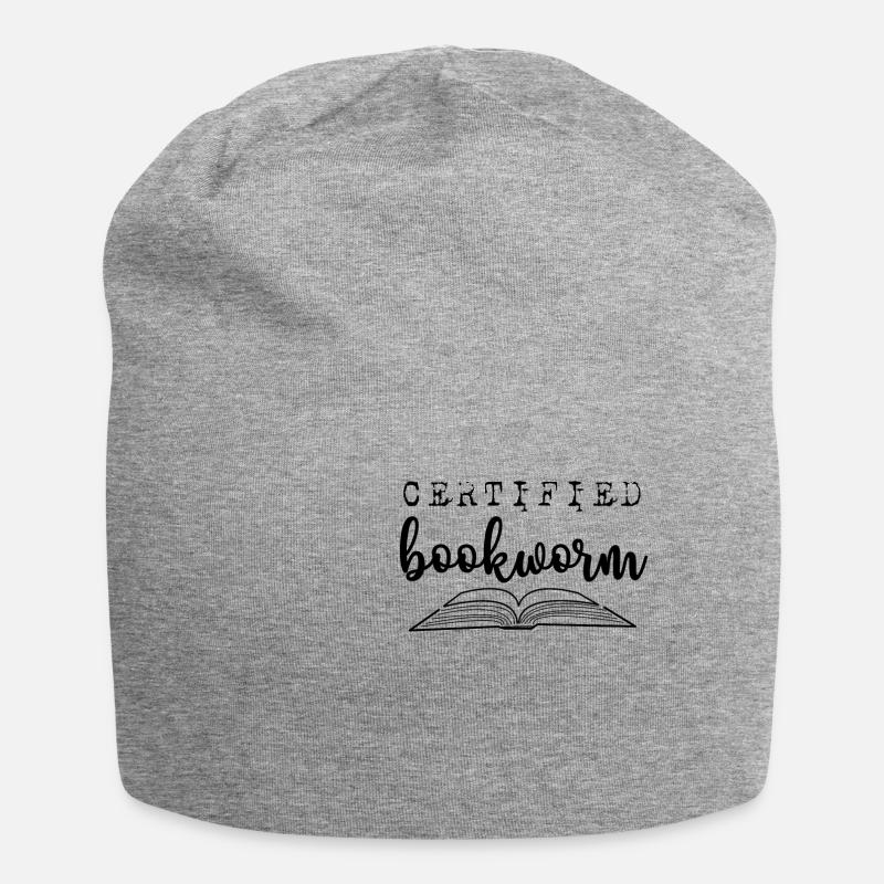 Bookworm - rat de bibliothèque - Bonnet en jersey - gris chiné
