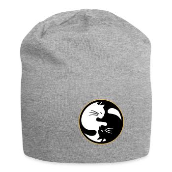 Yin Yang Twin Cat Yin Yang Twin Cat - Jersey-Beanie - Grau meliert - Vorne