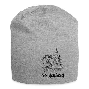Freudenberg - Siegerland, Deutschland - Jersey-Beanie - Grau meliert - Vorne