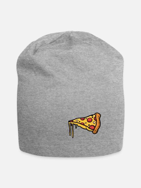 Pizza valentine couple t-shirt - Jersey Beanie - heather grey