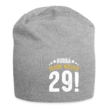 30 Jahre Alt 30. Geburtstag Hurra Schon wieder 29 - Jersey-Beanie - Grau meliert - Vorne