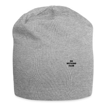 Do nothing club - Jersey Beanie - heather grey - Front