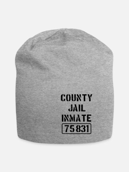 Prison inmate prisoner prisoner Hallowe - Jersey Beanie - heather grey
