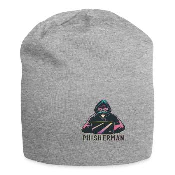 Hacker Phisherman Phishing Design as a Gift - Jersey Beanie - heather grey - Front