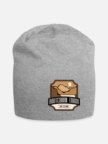Routeburn Track - Neuseeland - Jersey-Beanie - Grau meliert