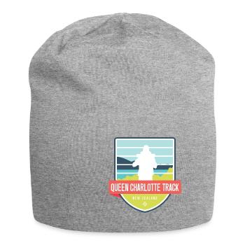 Queen Charlotte Wanderweg - Neuseeland - Jersey-Beanie - Grau meliert - Vorne