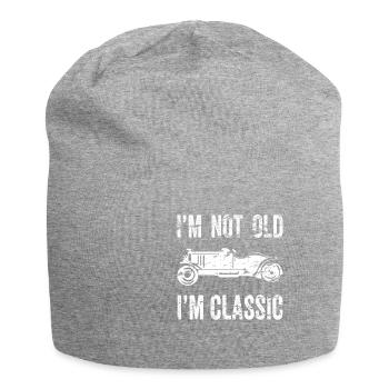 Ich bin nicht alt Ich bin klassisch - Lustige Designs für Senioren - Jersey-Beanie - Grau meliert - Vorne