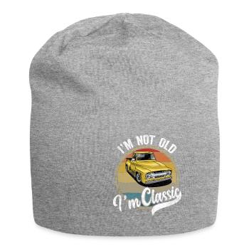 Ich bin nicht alt Ich bin klassisch - Lustige Designs für Senioren - Jersey-Beanie - Grau meliert - Vorne