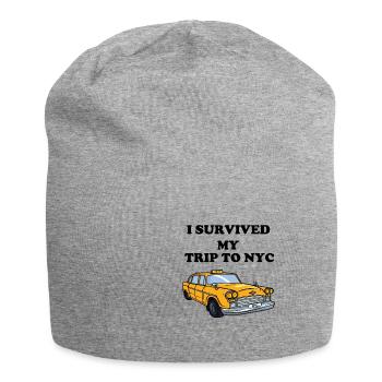 I Survived My Trip to NYC - Jersey-Beanie - Grau meliert - Vorne