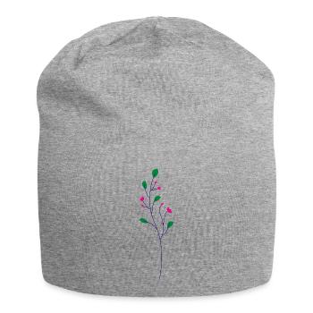 Flower Flower Plant - Jersey Beanie - heather grey - Front