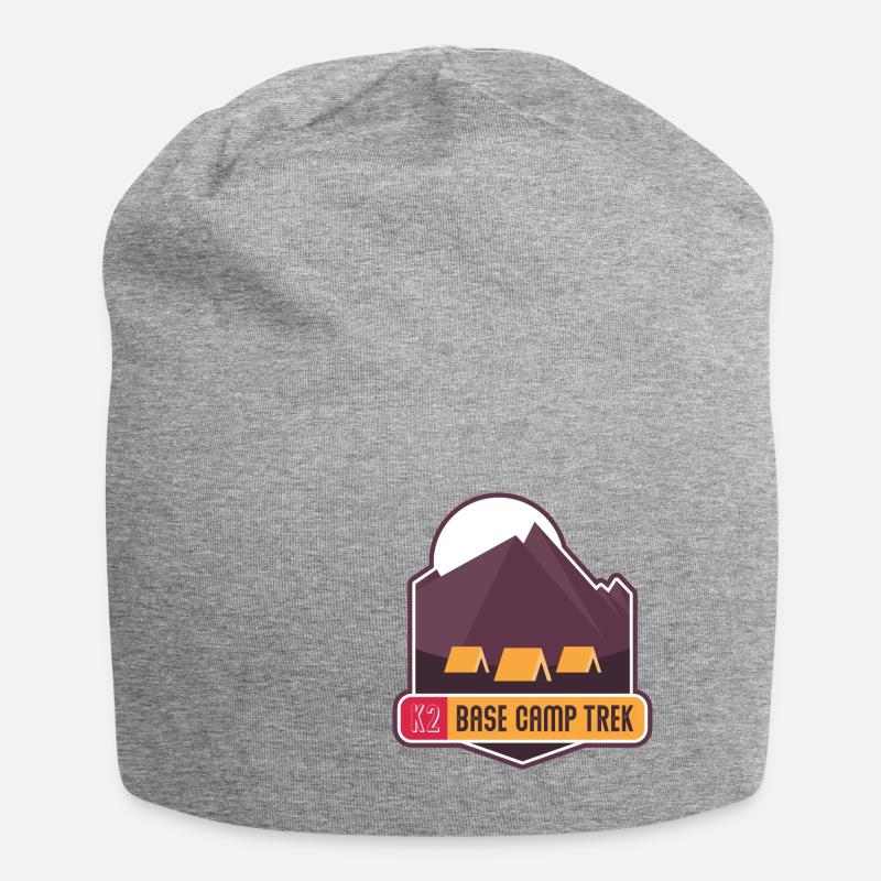 K2 Base Camp Trek - Bonnet en jersey - gris chiné