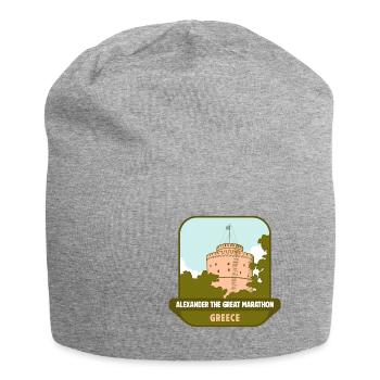 Marathon Alexandre le Grand – Grèce - Bonnet en jersey - gris chiné - Devant