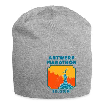 Marathon d’Anvers - Belgique - Bonnet en jersey - gris chiné - Devant