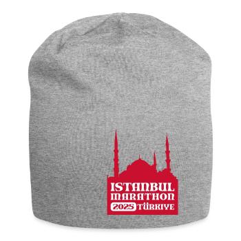 Istanbul - Marathon - 2025 - Turkey - Jersey Beanie - heather grey - Front