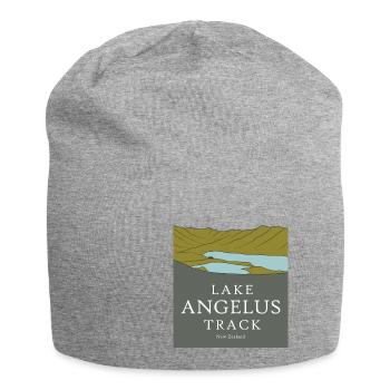 Lake Angelus track - New Zealand - Jersey Beanie - heather grey - Front