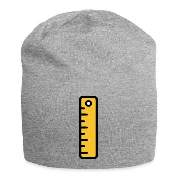 Scale Ruler Tool Office - Jersey Beanie - heather grey - Front