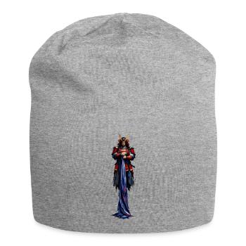 Guerrier de la Nuit au Casque de Corne - Bonnet en jersey - gris chiné - Devant