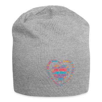 Line dance - Line Dancing Heart Geschenk T-Shirt - Jersey-Beanie - Grau meliert - Vorne