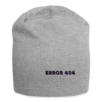 internet error 404 - Internet Fehler 404 - Jersey-Beanie - Grau meliert - Vorne