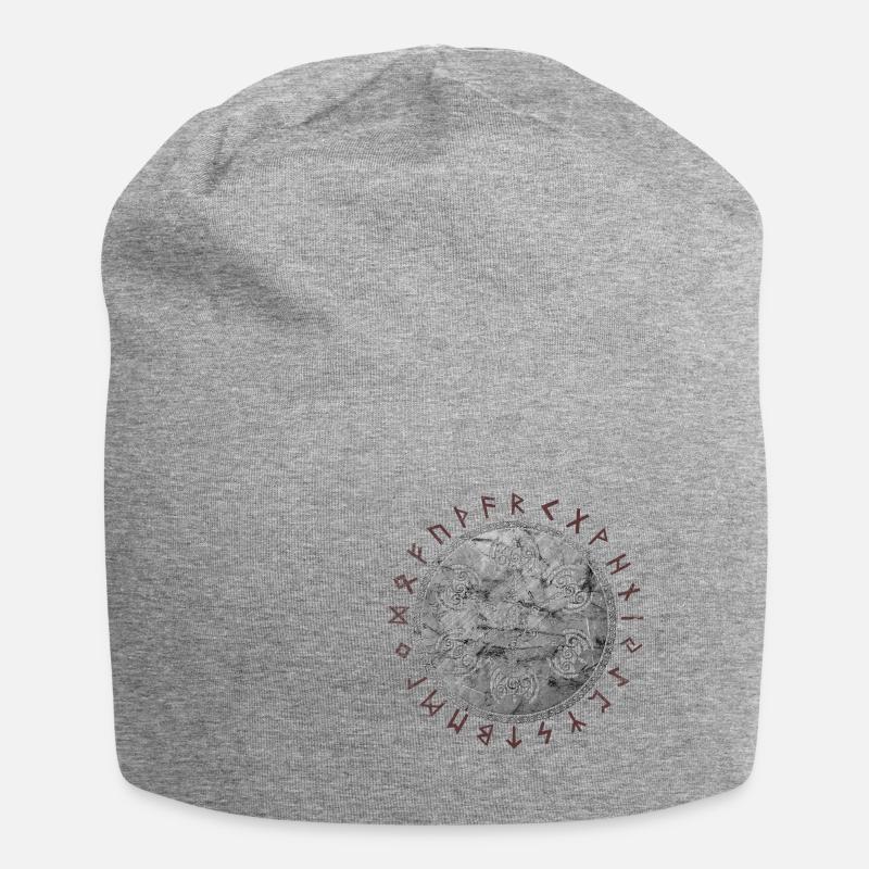 Celtic Viking Vegvisir Compass Viking - Bonnet en jersey - gris chiné