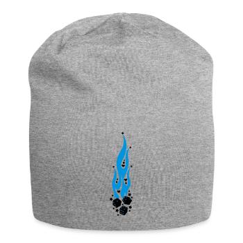 flammen - Jersey Beanie - heather grey - Front