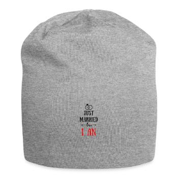 JUST MARRIED ANNIVERSAIRE DE MARIAGE 1 AN - Bonnet en jersey - gris chiné - Devant