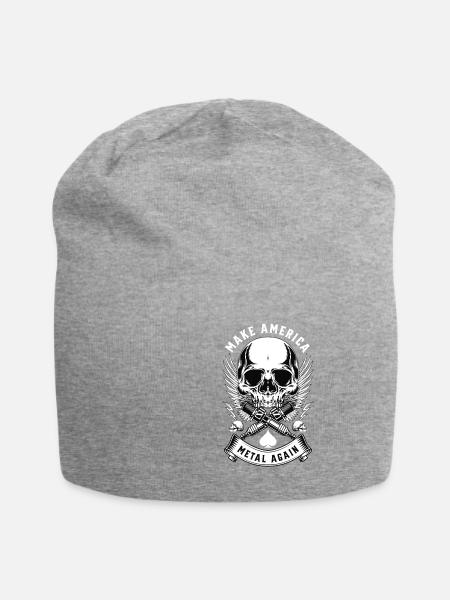 Metal Revival American Spirit Tee - Jersey-Beanie - Grau meliert