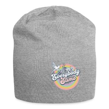 Hippie Neurodiversity Everybody Stims Tee - Jersey Beanie - heather grey - Front