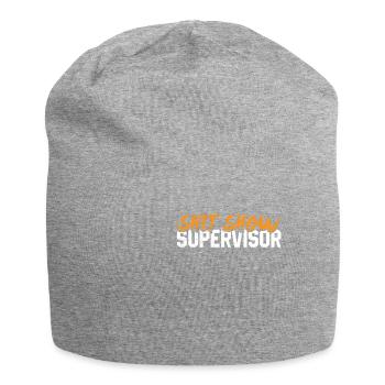 Shit Show Supervisor Crew Tee - Jersey Beanie - heather grey - Front